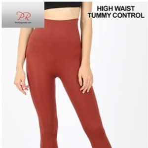 6 PACK!!  SEAMLESS CLASSIC CAPRI LEGGINGS 80-38